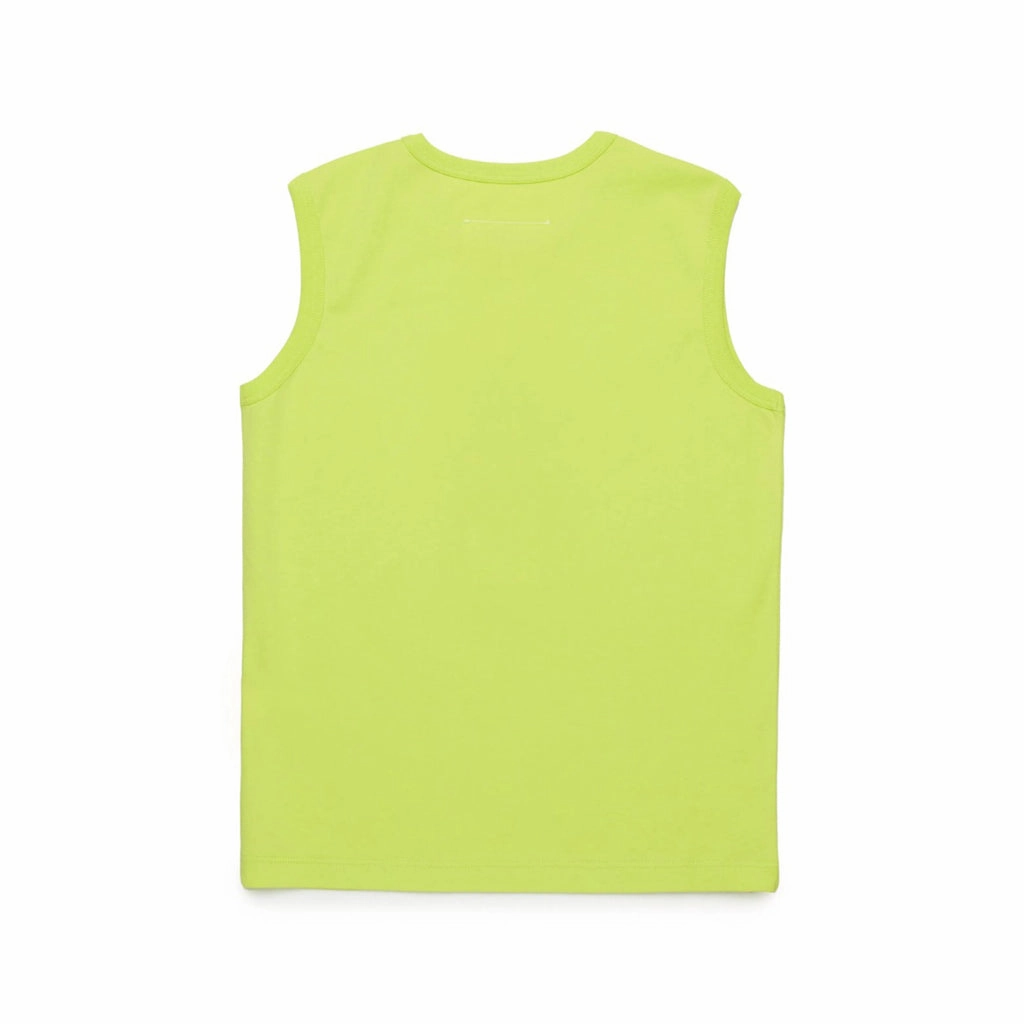 EcoFriendly Material Elastic Edge Binding MM6 Kids Logo Tank Top