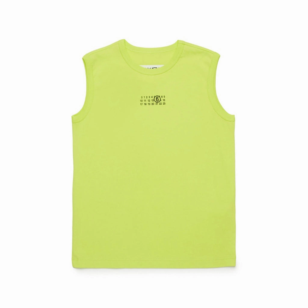 MM6 Kids Logo Tank Top Erasable Surface Coating