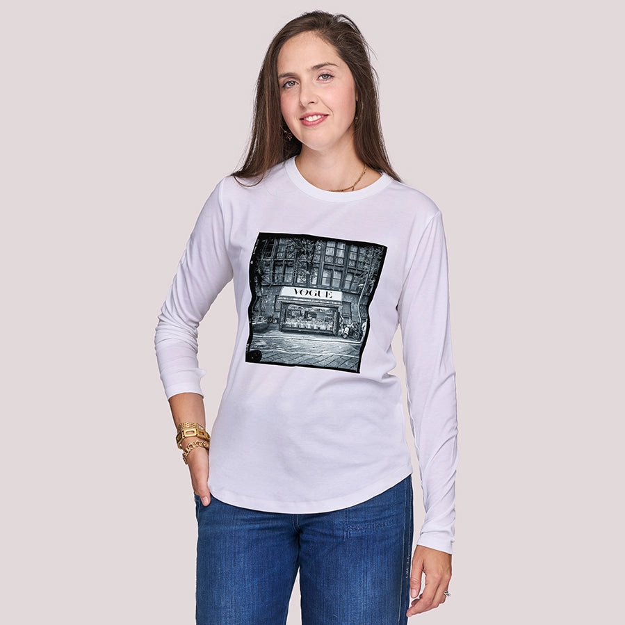 Soft Touch Effortless Style The Catherine Long Sleeve Tee - Vogue Italia