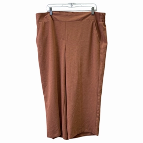 Flexibility Built-In Pants Dress By Nine West In Tan, Size:Xl