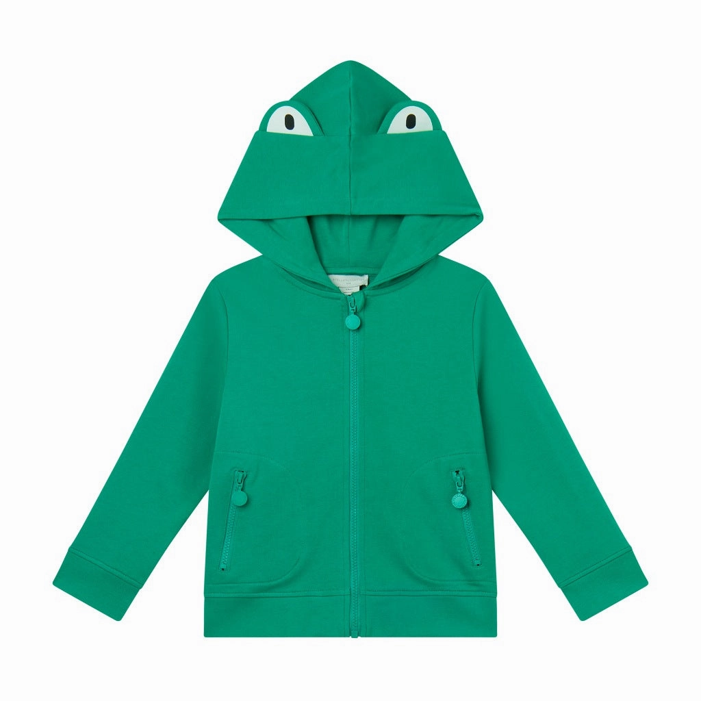 DoubleLayeredCollar Stella McCartney Kids Frog Sweatshirt