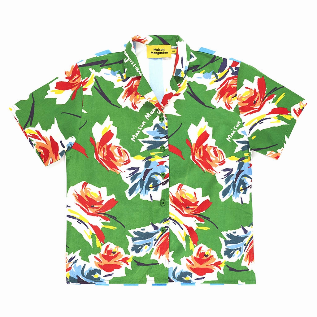 Flower Shirt HighStretchElastic Adjustable Cuffs