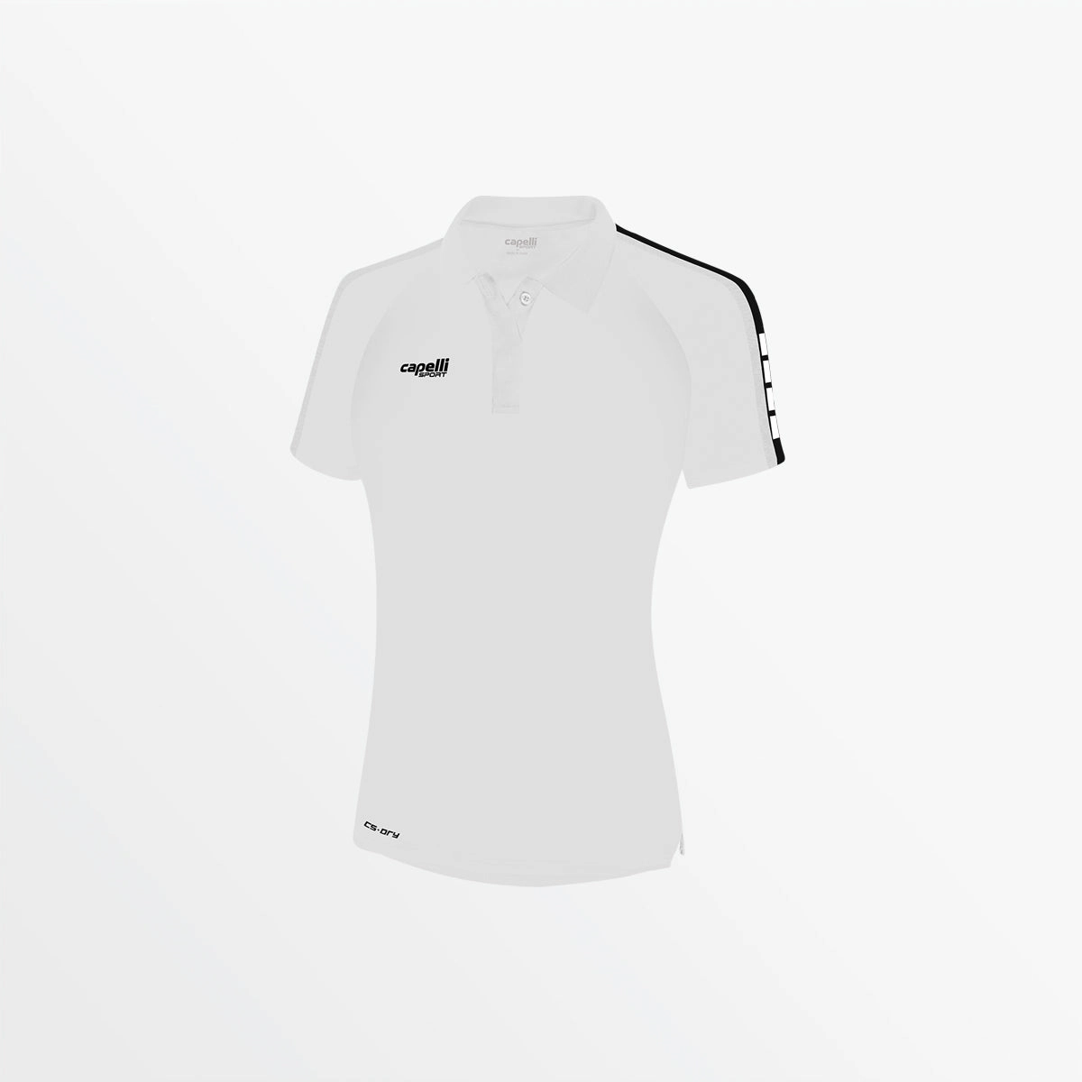 WOMEN'S MADISON POLY POLO ResilientStretch MultiPanelConstruction