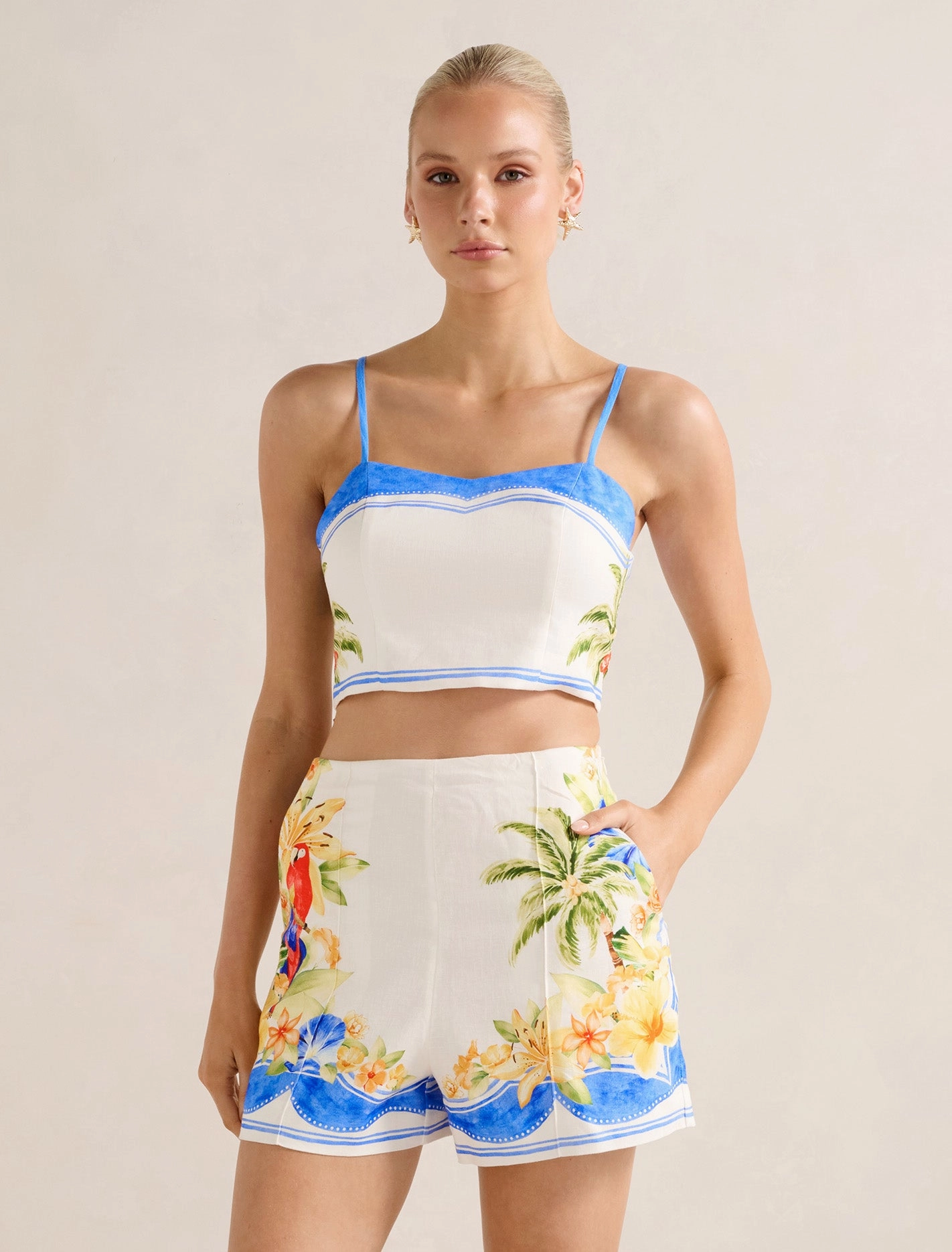 Astrid Cropped Top HighDensity Knit