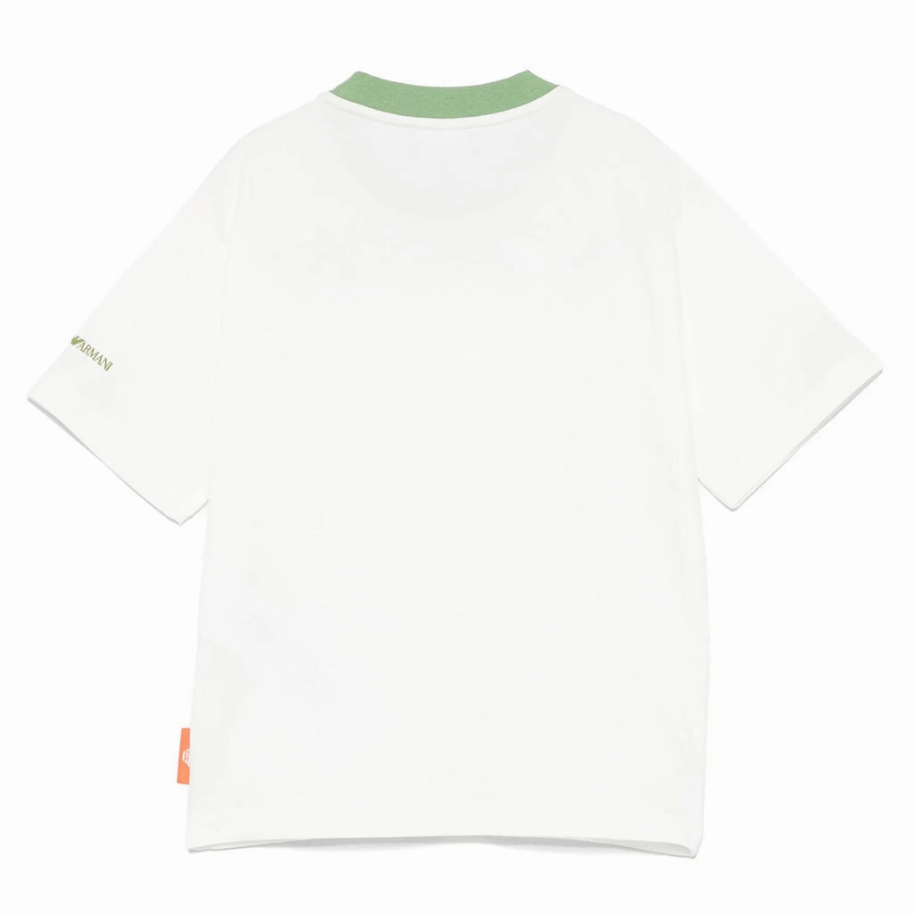 Emporio Armani Junior Graphic Print T-shirt Quick Layer Sleek Performance Fit