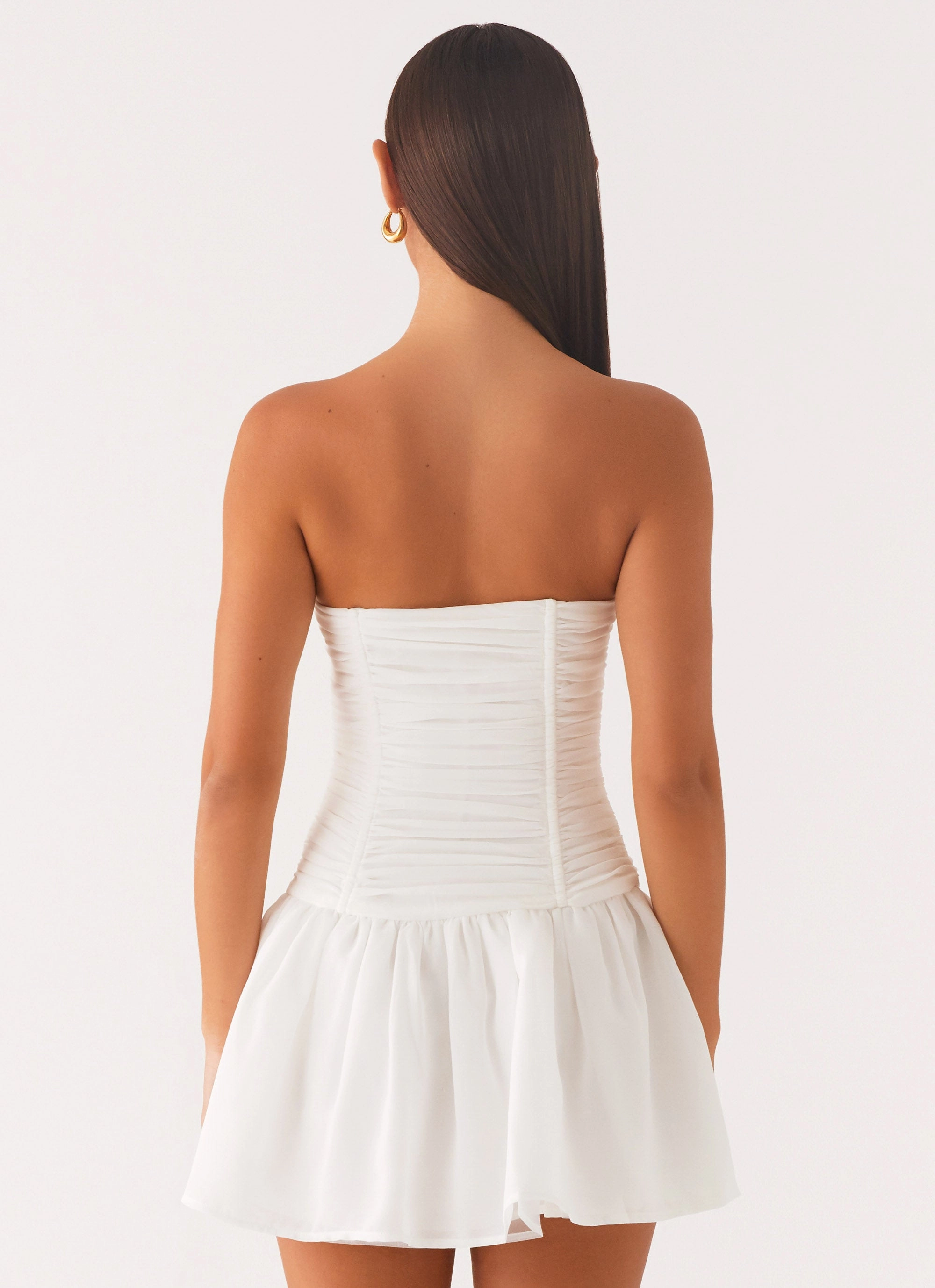 SeamlessConstruction Meadow Dreams Mini Dress - White