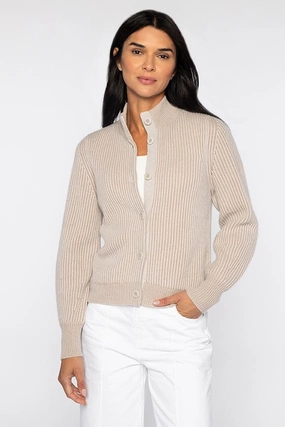 Soft Touch Sleek and Soft Gathered Sleeve Cardigan