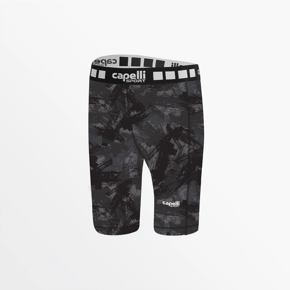 Relaxed Comfort Look GIRL'S 3/4 CAMO STROKES BIKER SHORTS