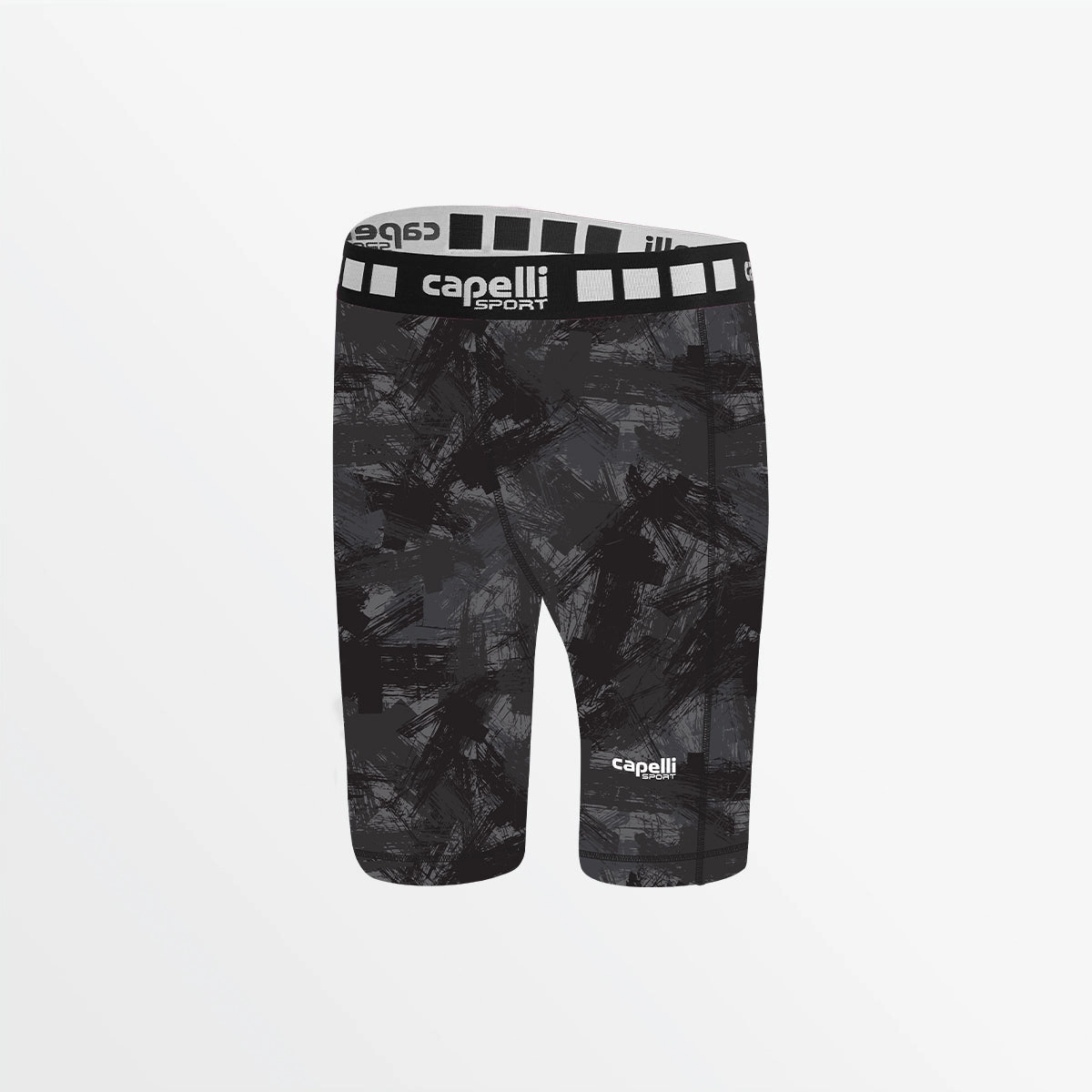 GIRL'S 3/4 CAMO STROKES BIKER SHORTS Performance Fit