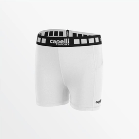 Minimal Bulk Organic Cotton GIRL'S 4" PERFORMANCE SHORTS