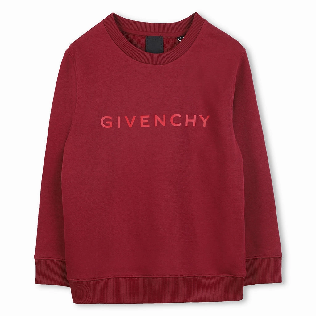 Bold Patterns Givenchy Kids Logo Sweatshirt
