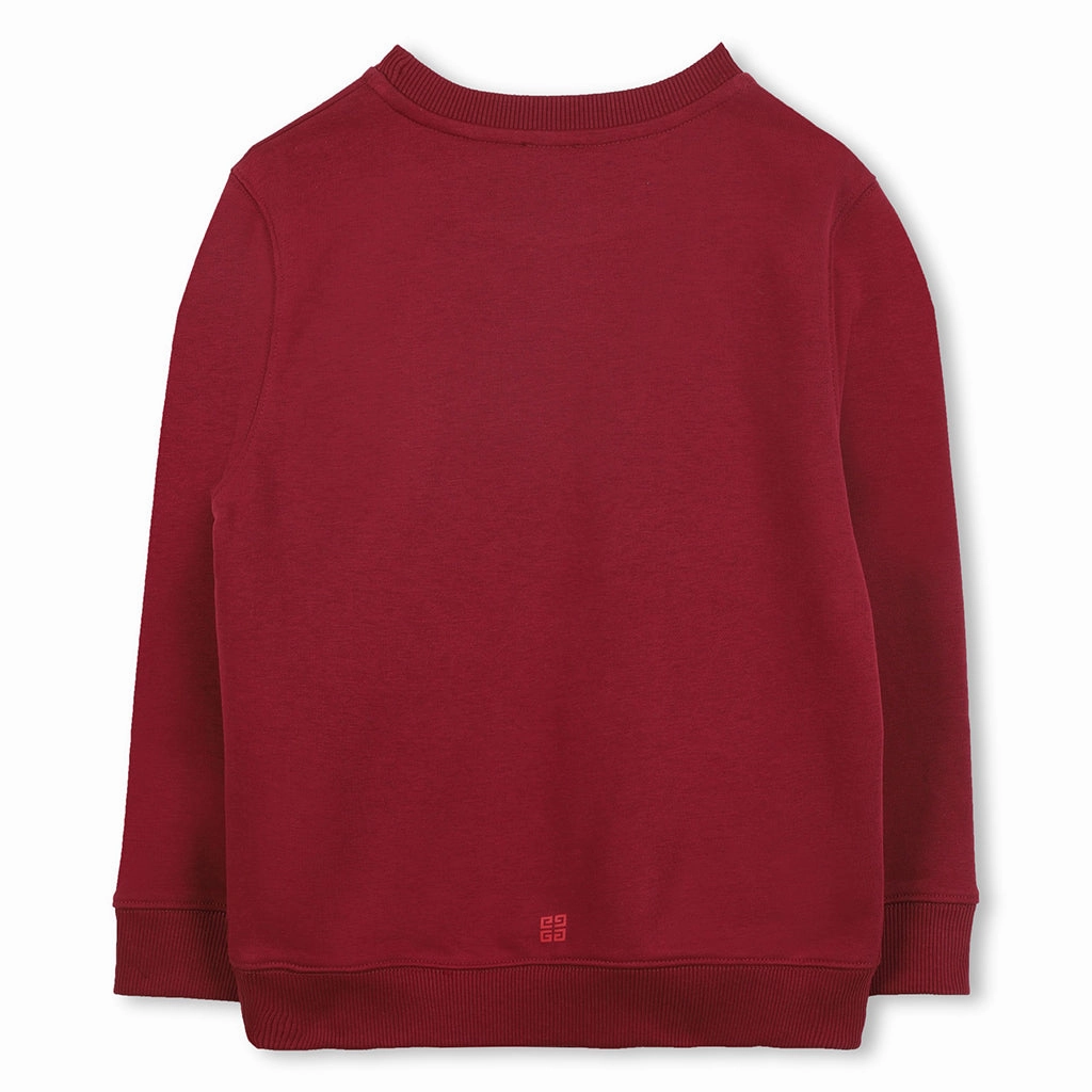 Givenchy Kids Logo Sweatshirt Office Look