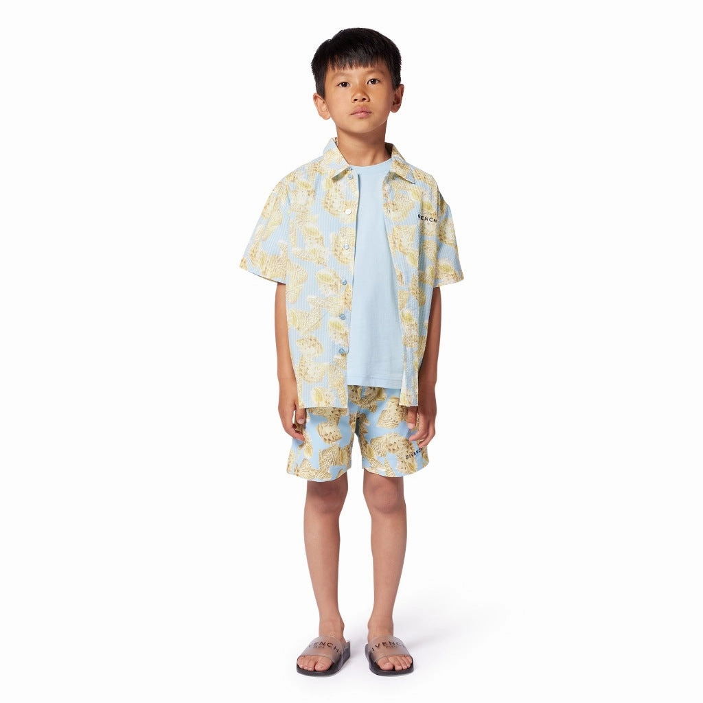 AntiStaticFabric FrictionResistant Edges Givenchy Kids Printed Shells Shirt