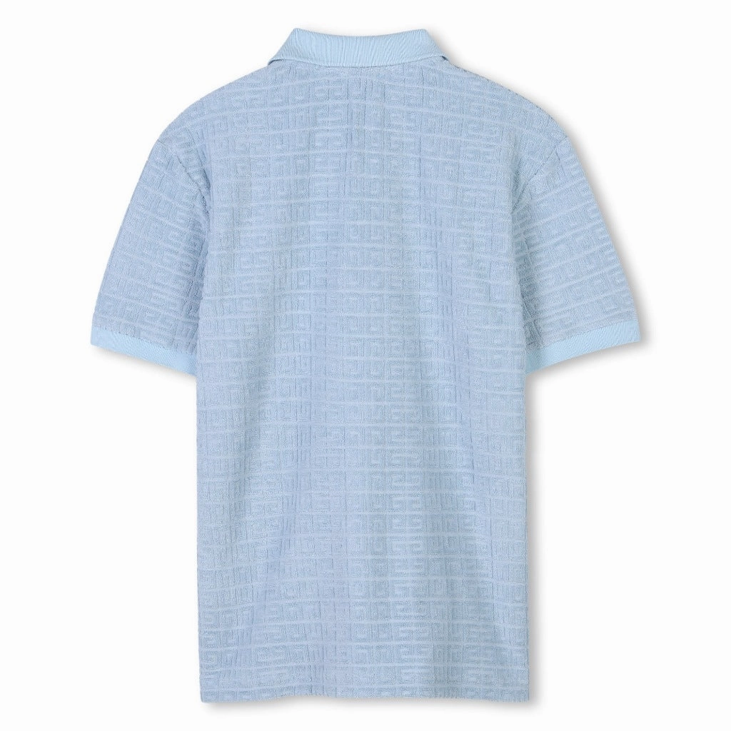 Givenchy Kids Terry Four G Polo T-shirt WaterRepellent Coating Simple Cut