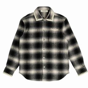 Seamless Design Basic Dress Golden Goose Checkered Regular Shirt