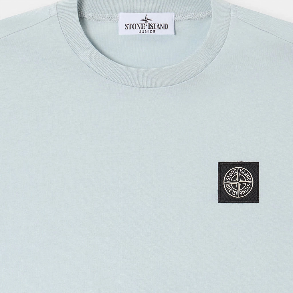 Stone Island Junior Short Sleeve T-shirt Anti Bacterial Treatment Classic Smart