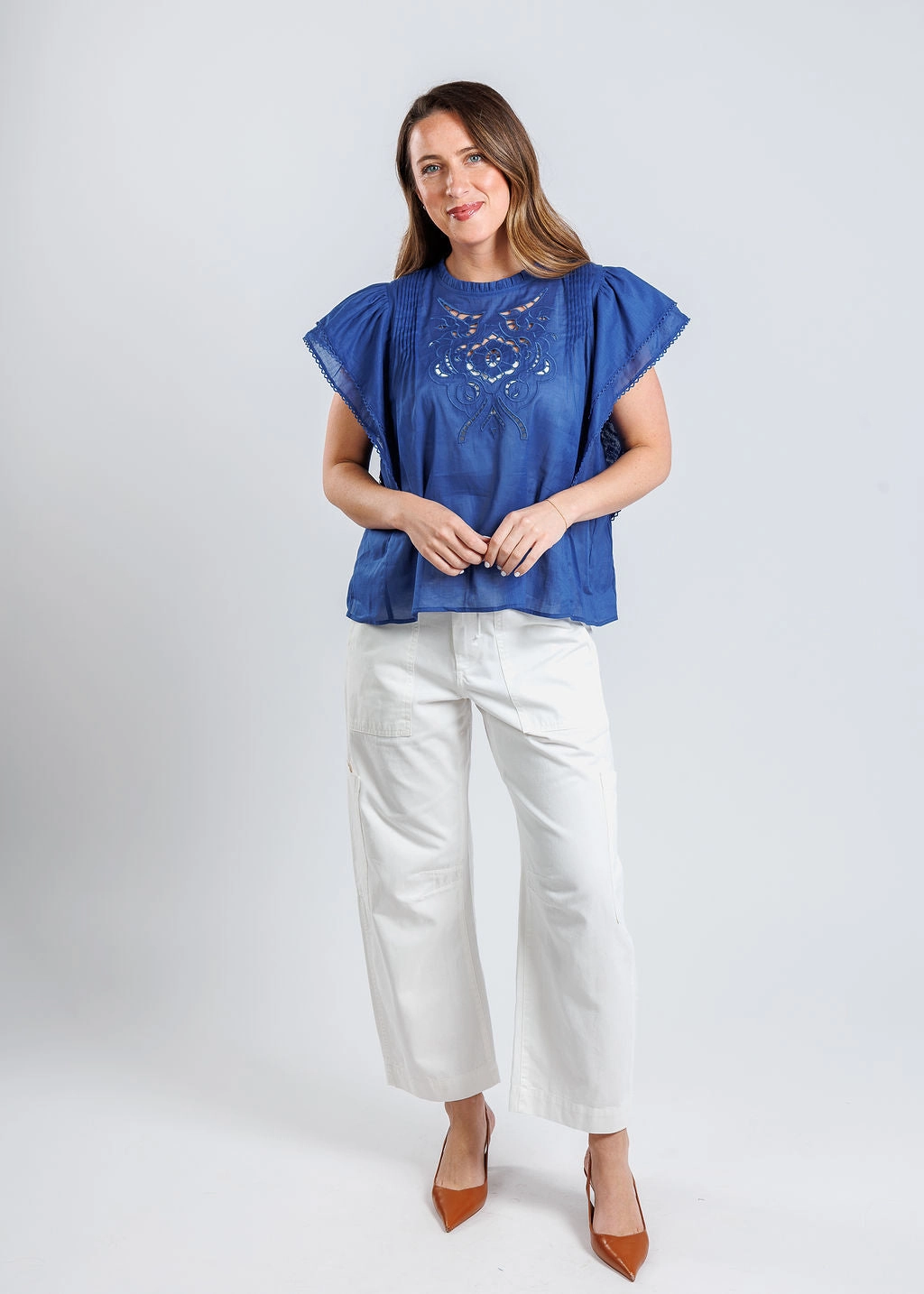 Love Blouse - Blue Subtle design