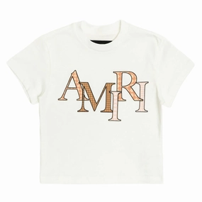 Amiri Kids Amiri Staggered Tee Timeless Comfort Wear Fashionable Option