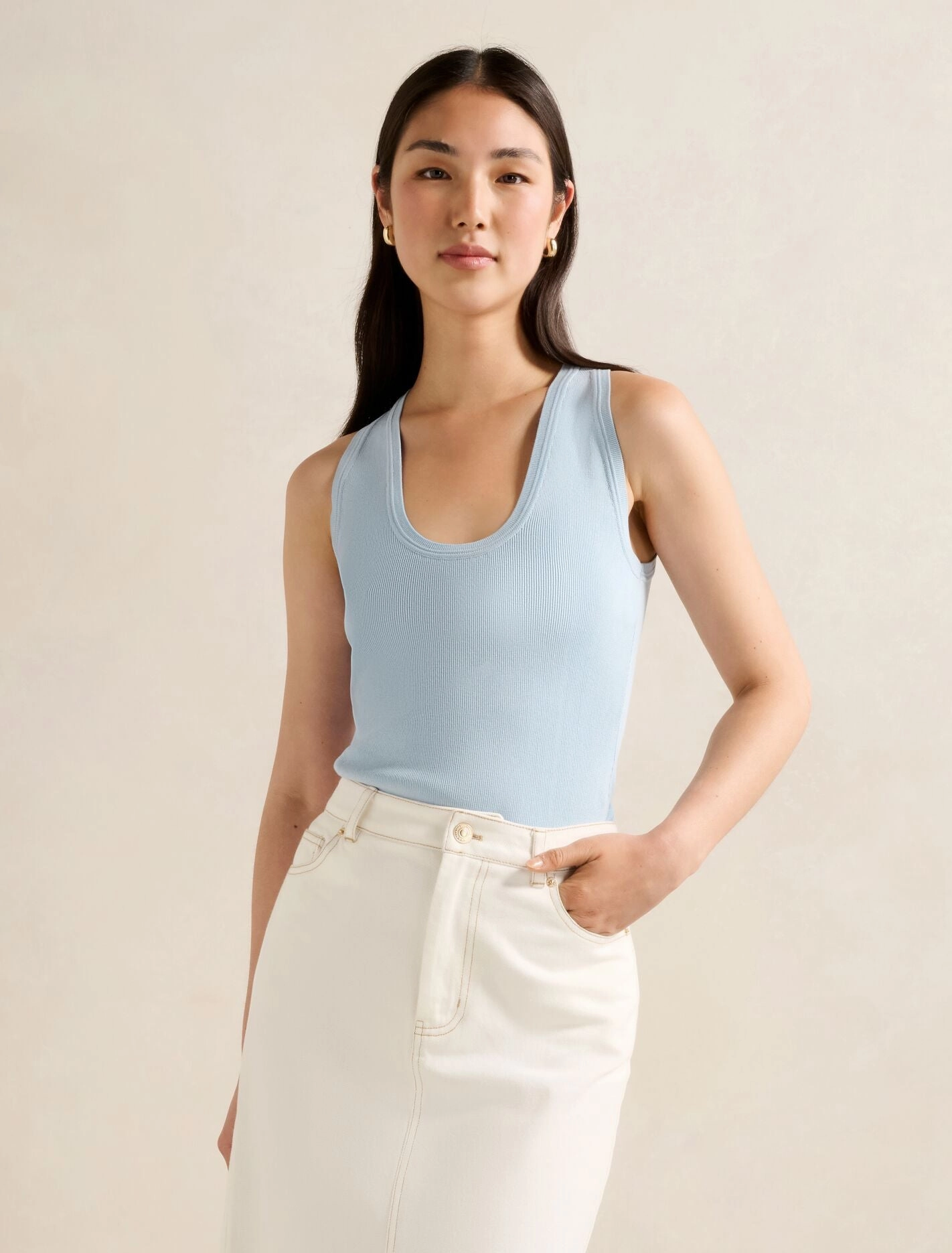 Harley Scoop Neck Tank Top Odor Control Finish Water Repellent Coating