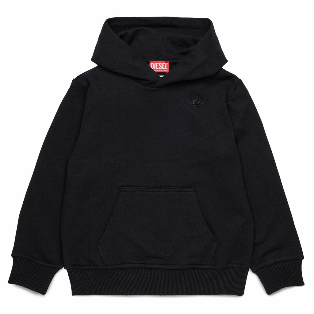 EthicallySourced WrinkleResistant Diesel Kids Logo Hoodie