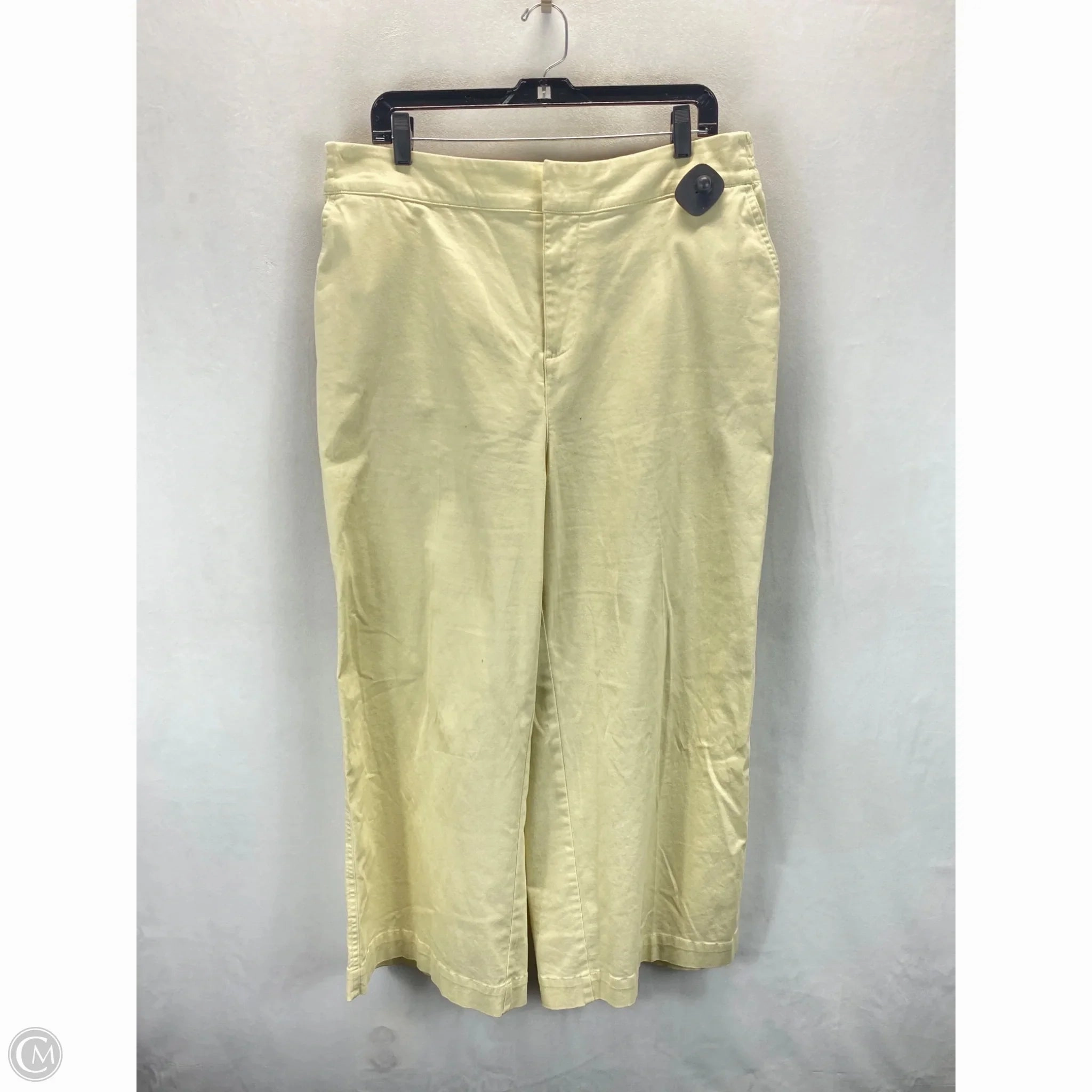 Urban Edge Pants Dress By Clothes Mentor In Yellow, Size: 1x