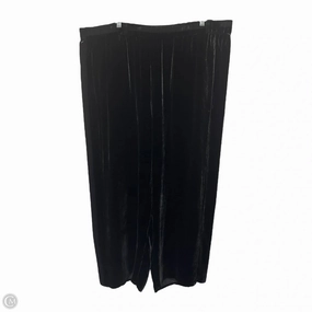 Pants Lounge By Eileen Fisher In Black, Size: 2x Reflective details Light Fit