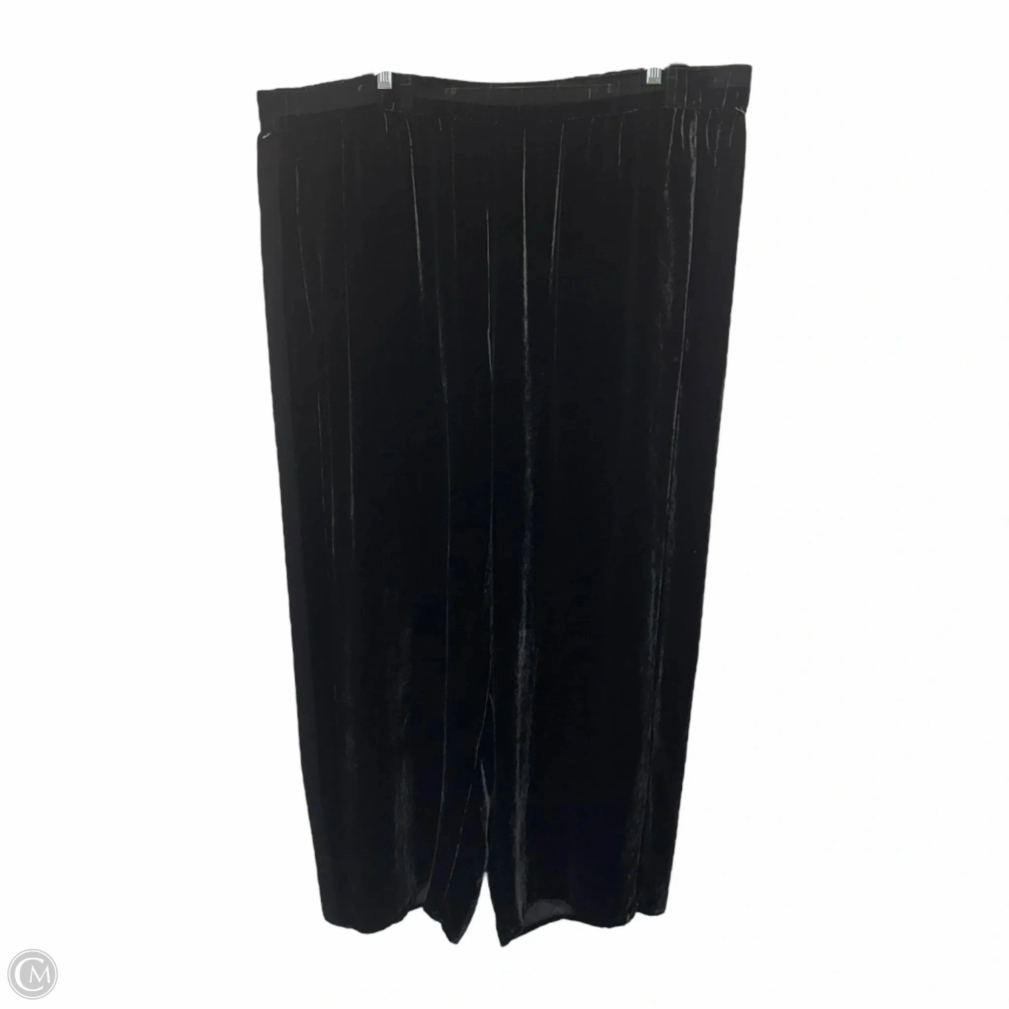 Pants Lounge By Eileen Fisher In Black, Size: 2x Reflective details Light Fit