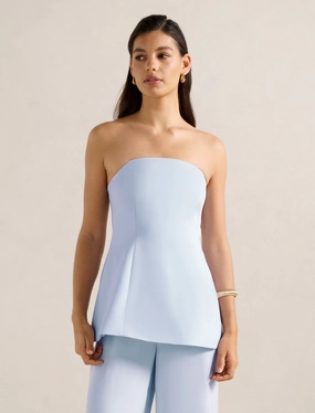Buttery Soft Feel Everyday Fashion Enya Strapless Top