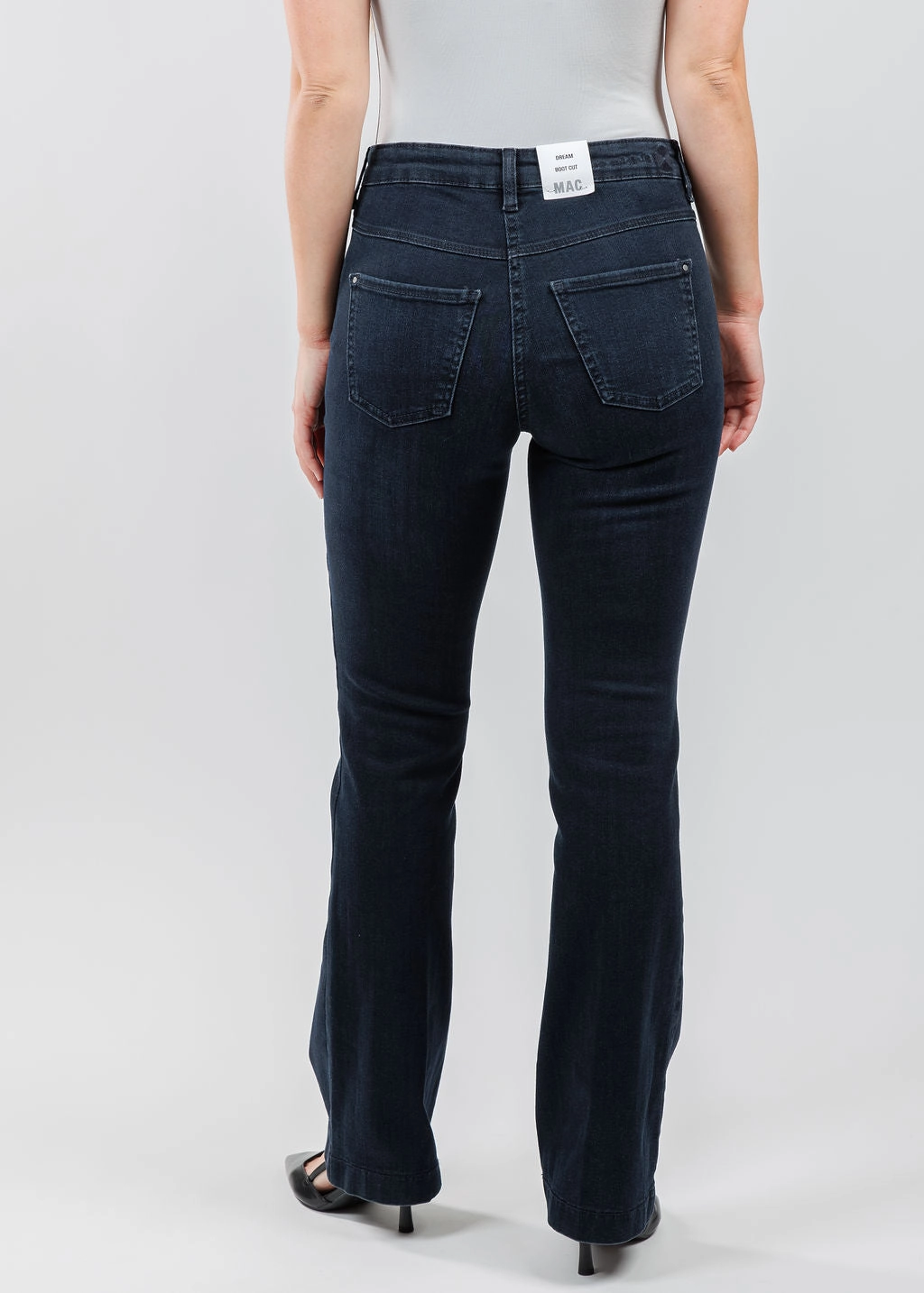 Chill Comfort Flat waistband Dream Boot Jeans 32" - Midnight Blue Wash