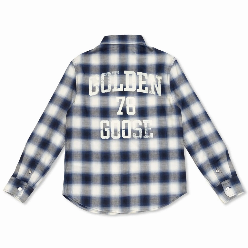 Golden Goose Golden Boy??s Regular Shirt NaturalFiberBlend SweatAbsorbent