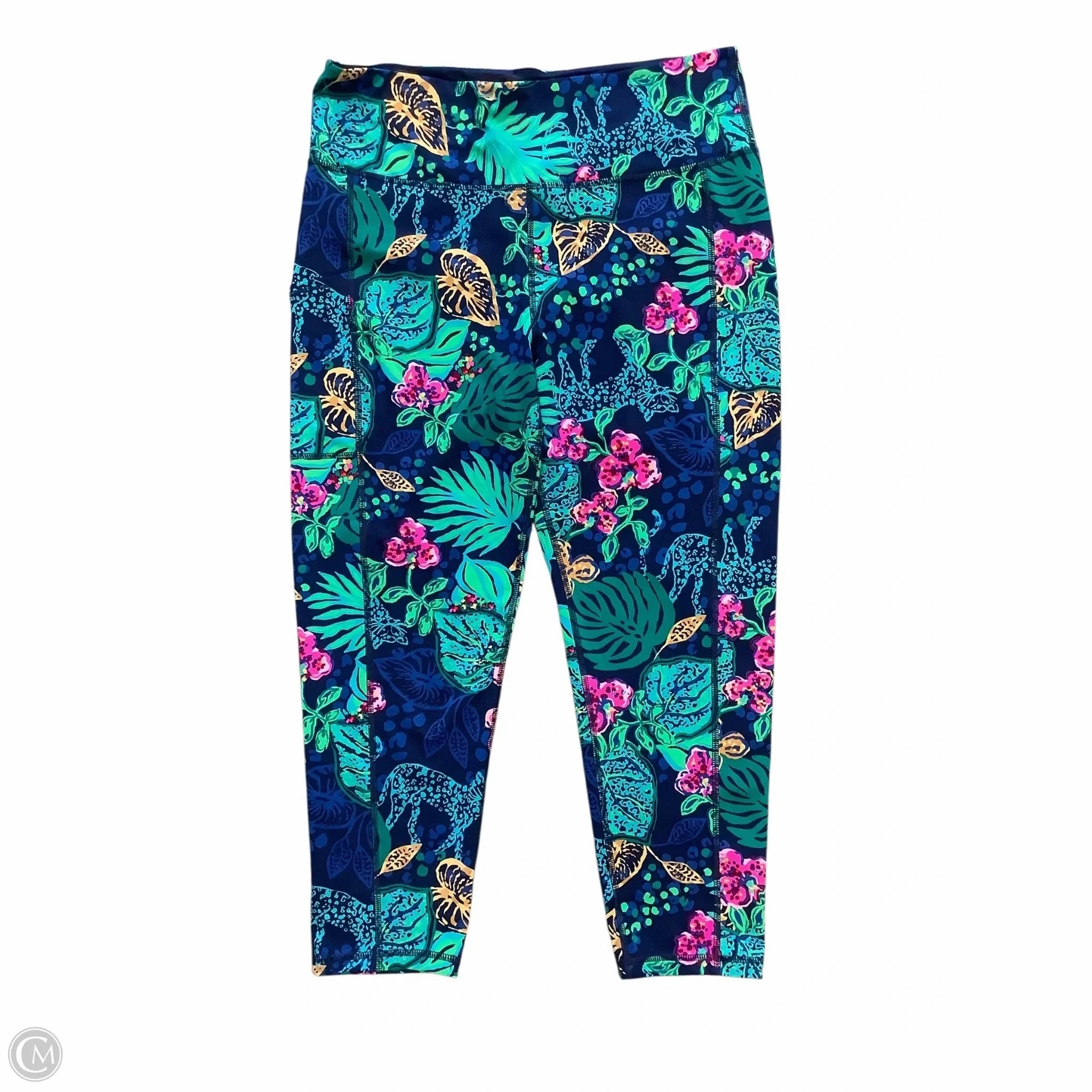 FrictionResistantEdging Durable Wear Pants Designer By Lilly Pulitzer In Navy, Size: Xl