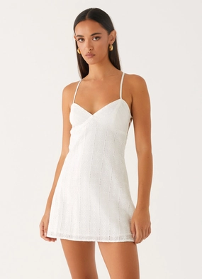 Inara Mini Dress - Ivory Smart Piece