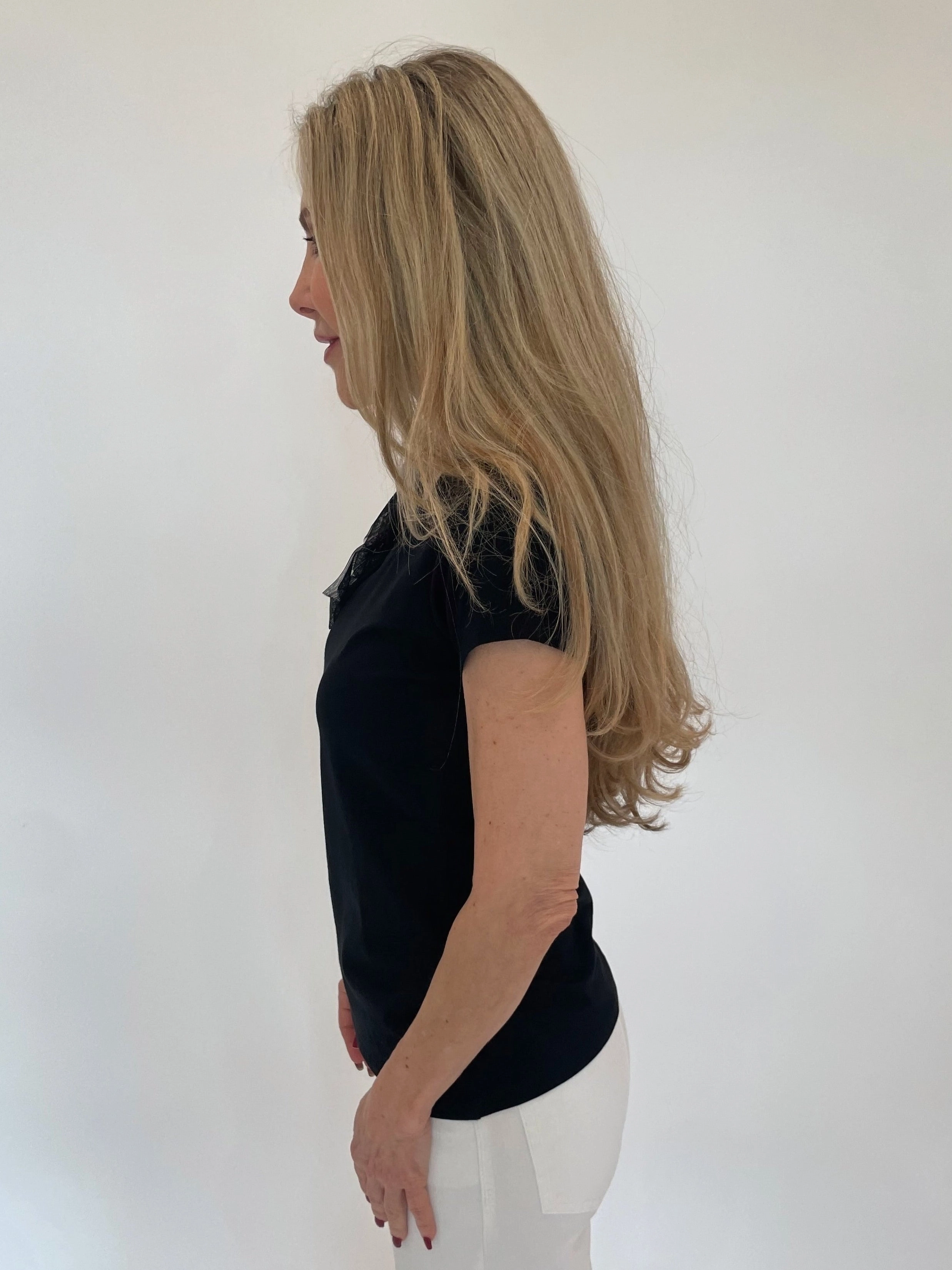 Inca Flower Top - Black Budget Friendly