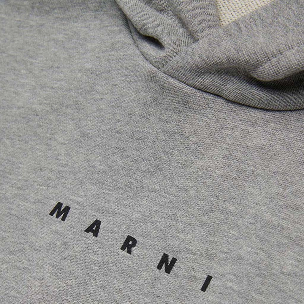 WrinkleResistantFinish Marni Kids Logo Sweat Hoodie