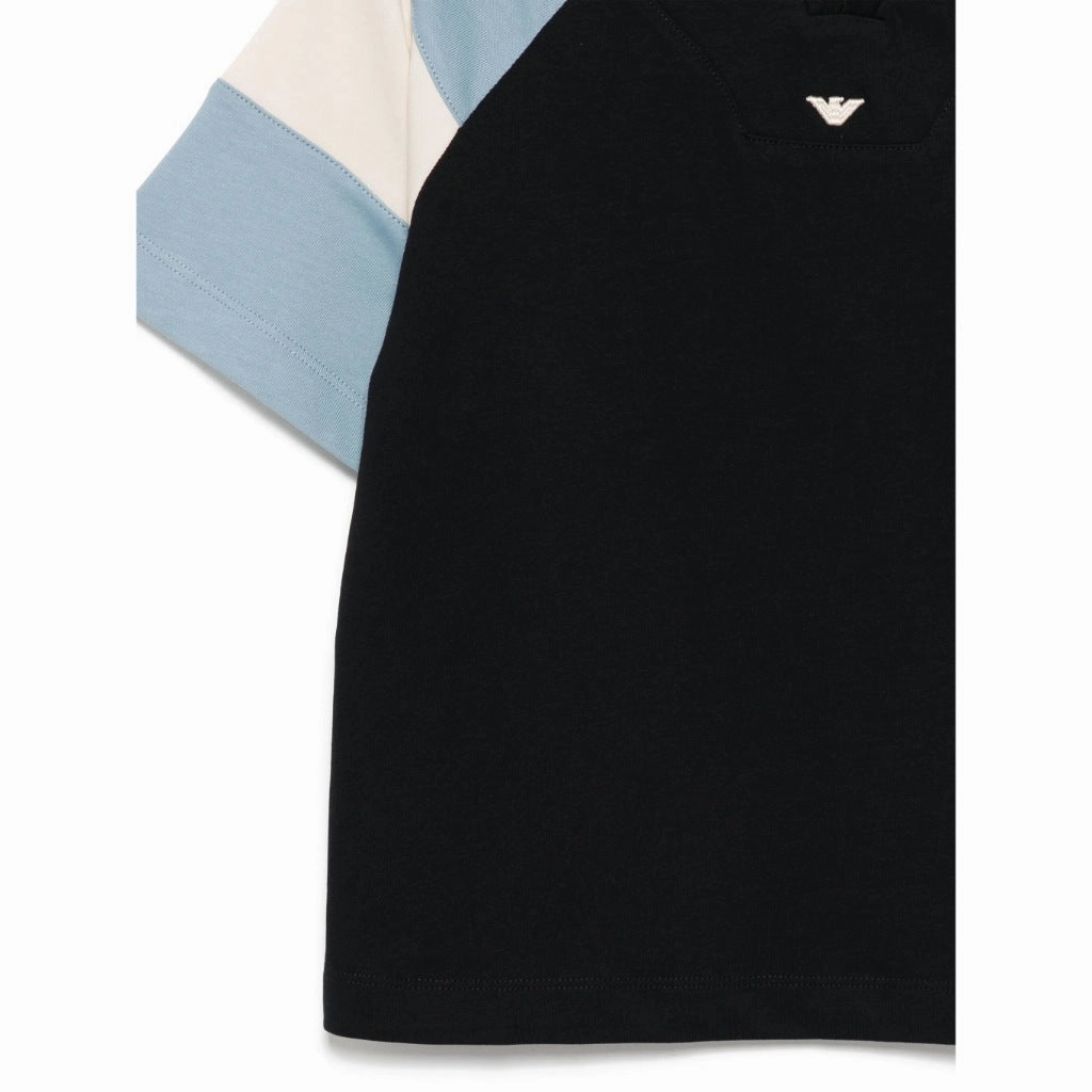 Emporio Armani Junior Logo T-shirt Anti Bacterial Treatment Plus Size