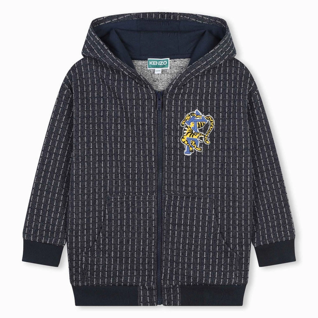 Kenzo Kids Cardigan Suit SeamlessShoulderPanels WaterRepellent Finish
