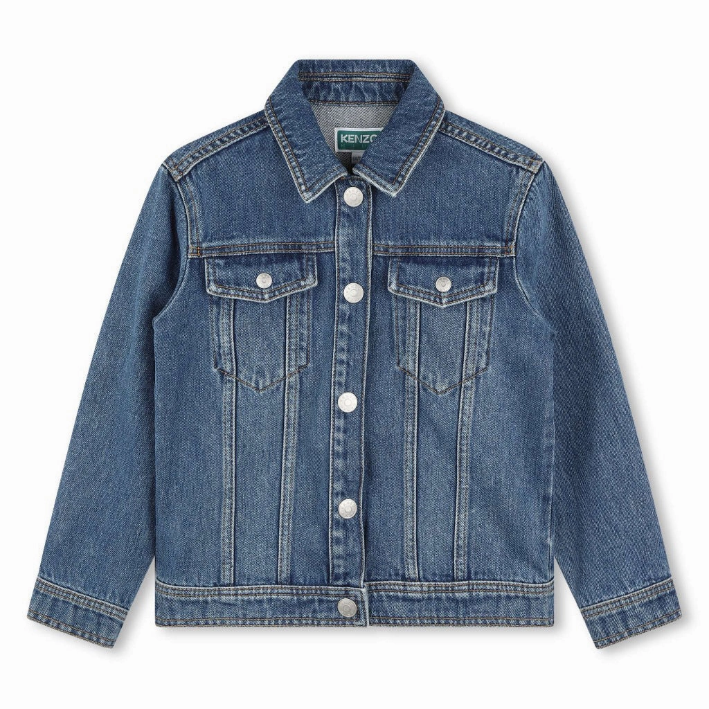 Kenzo Kids Denim Jacket Sleek Casual