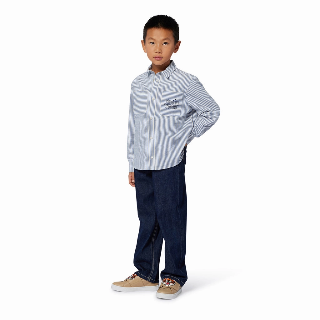 AbrasionResistantFabric Kenzo Kids Long Sleeved Shirt