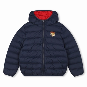 FlexibleFit Detachable Hood Kenzo Kids Reversible Puffer Jacket