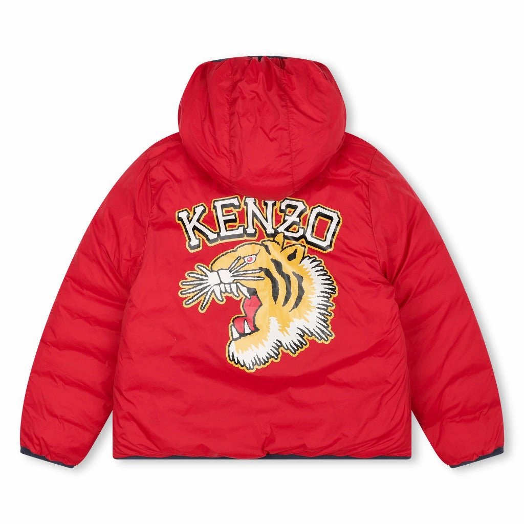 Anti Pilling Surface Treatment Kenzo Kids Reversible Puffer Jacket