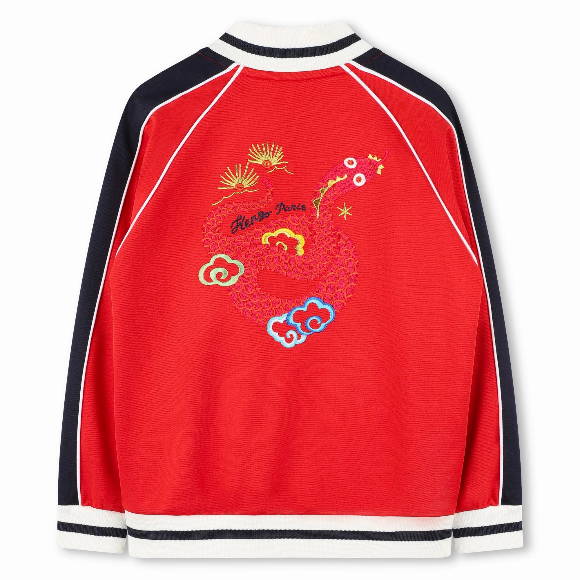 Kenzo Kids Snake Embroidery Jacket Travel Ready Look