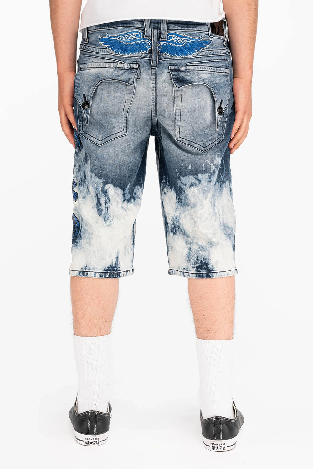 KILLER FLAP DRAGON SHORTS IN CLOUD BLUE Brushed Interior
