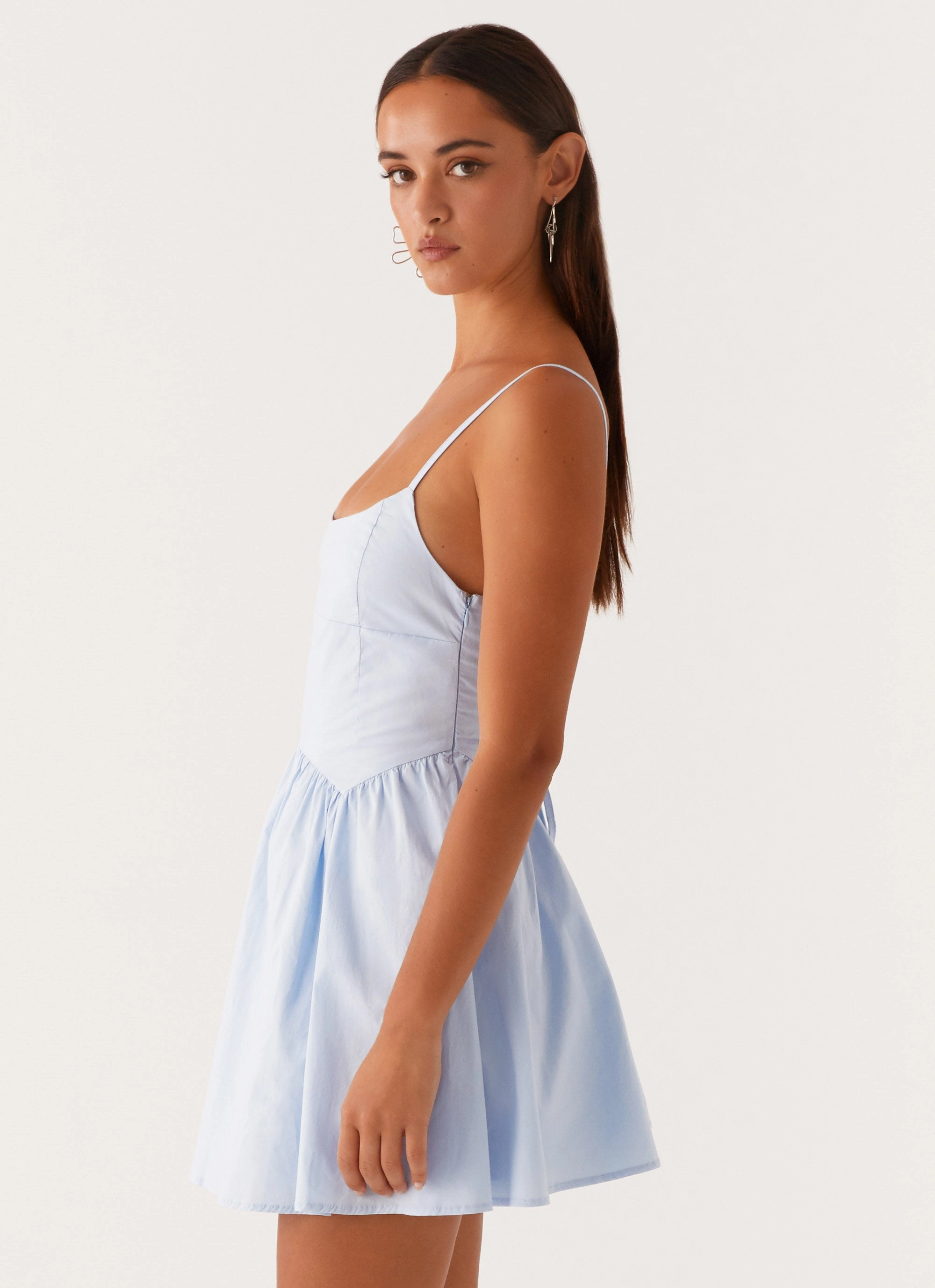 Tesoro Mio Mini Dress - Baby Blue Inner Feel