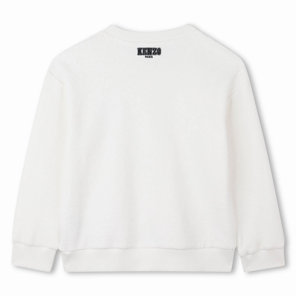 Non Chafing Side Seams Adjustable Shoulder Straps Kenzo Kids Fleece Sweatshirt