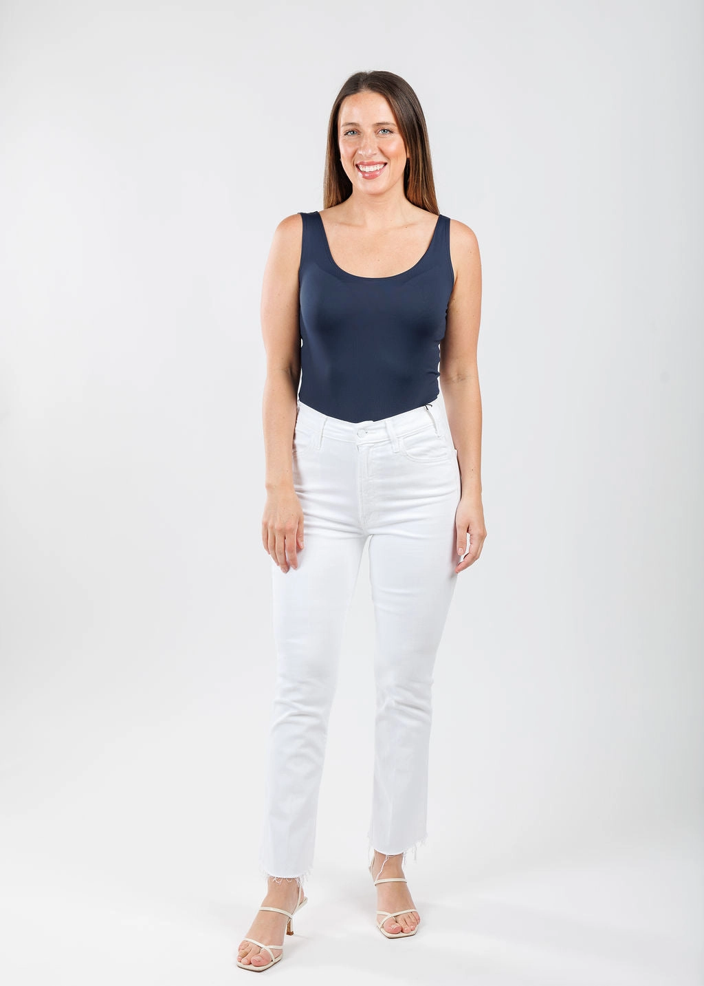 The Classic Micro Tank - Navy Weekend Casual
