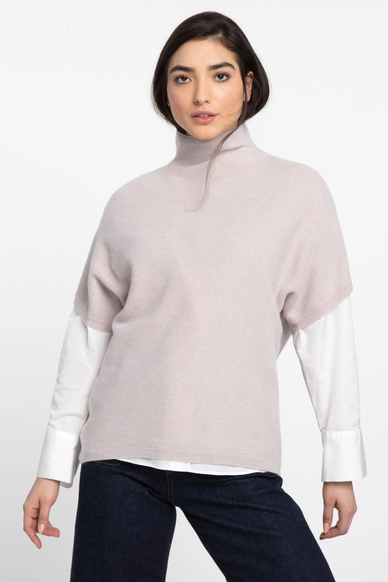 Winter Wear Essentials Textured Funnel Popover