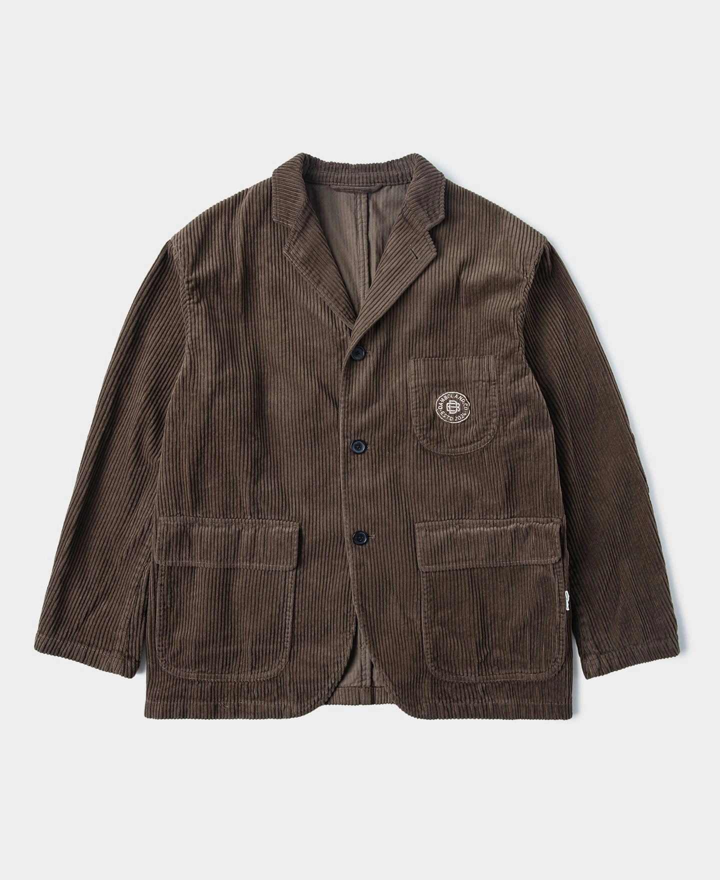 1960s Corduroy Pocket Sport Coat - Brown Eco Friendly Construction Sun Protective Fabric