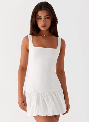 Pure Aesthetic Lexy Mini Dress - Ivory