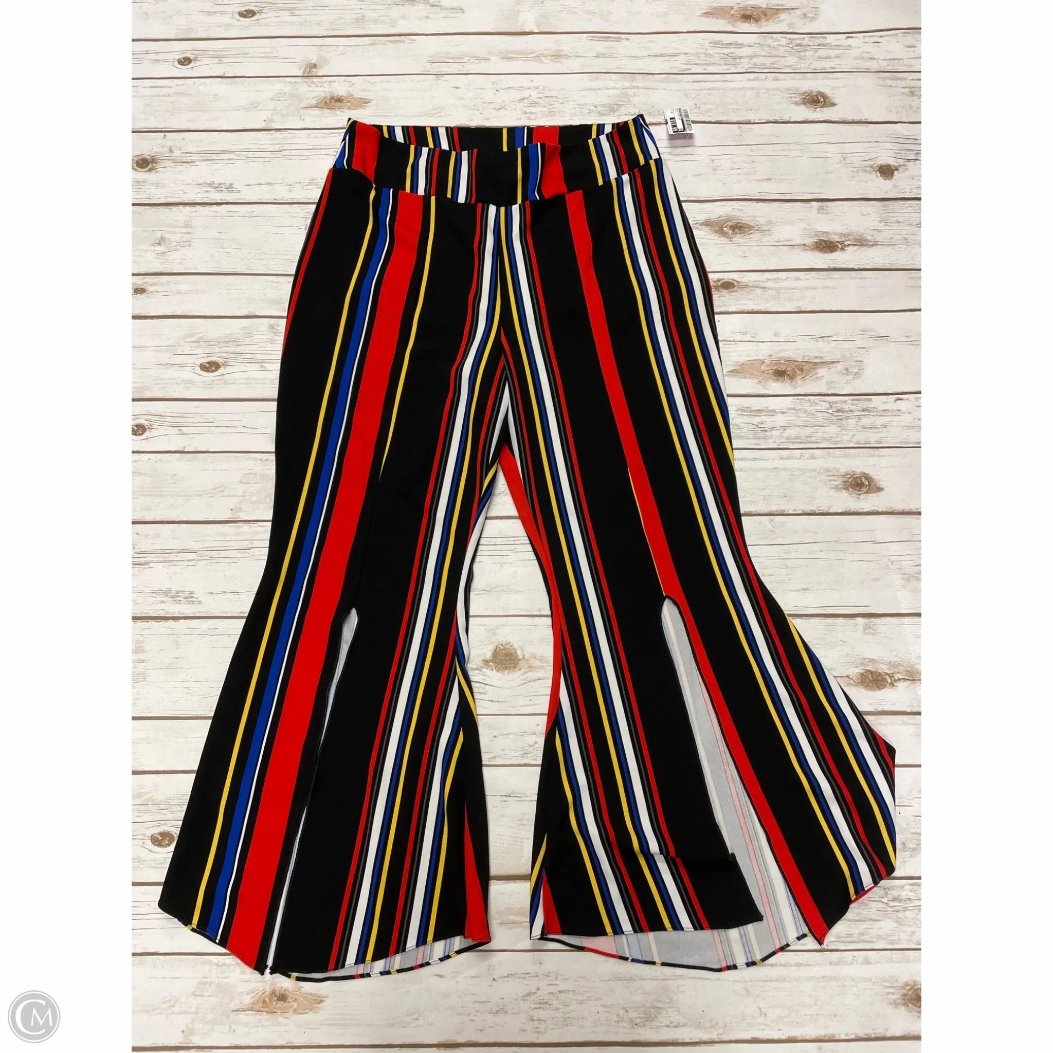Pants Wide Leg By Fashion Nova In Multi-colored, Size: 2x Comfortable Fit Look