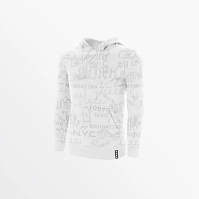 MEN'S FLEECE GRAPHIC PRINT PULLOVER HOODIE Durable Weave Everyday Look